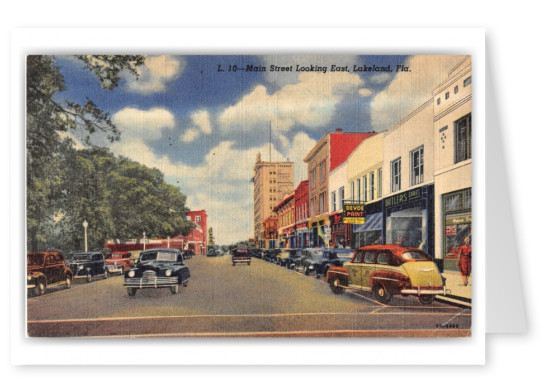 Lakeland, Florida, Main Street looking East