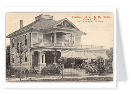 Lakeland, Florida, Residence of Mr. L. M. Futch