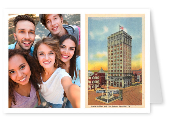 Lancaster, Pennsylvania, Greist Building and Penn Square