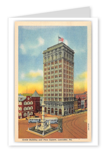 Lancaster, Pennsylvania, Greist Building and Penn Square