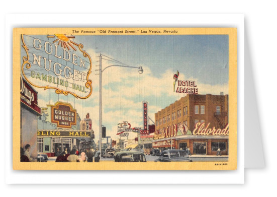 Las Vegas Nevada Old Fremont Street Golden Nugget