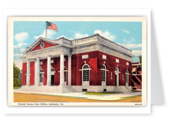 Lebanon, Pennsylvania, u.s. Post office