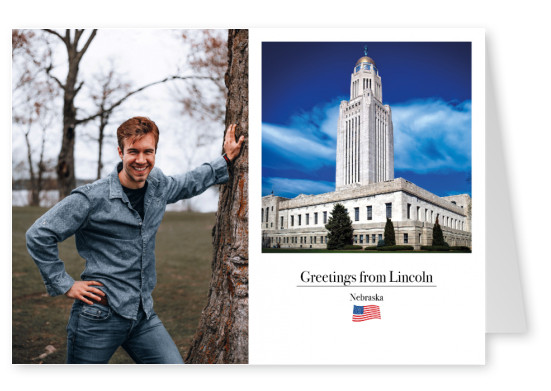 foto del edificio del capitolio en Lincoln, Nebraska