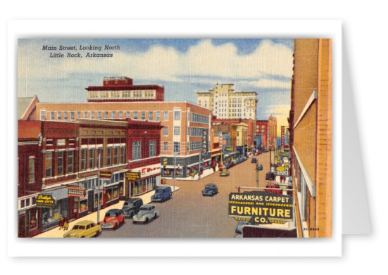 Little Rock, Arkansas, Main Street looking north