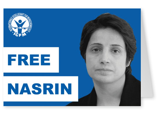 IGFM postal Livre de Nasrin