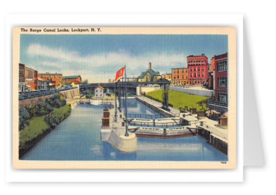 Lockport, New York, The Barge Canal Locks