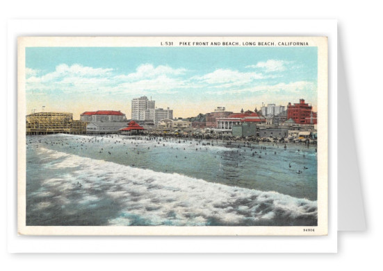Long Beach California Pike Front and Beach