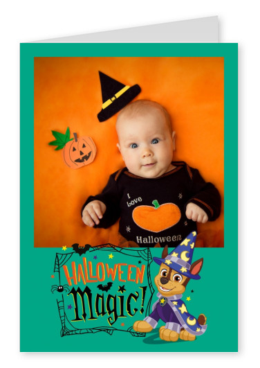 PAW Patrol postcard Halloween Magic