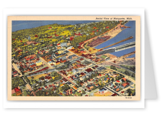 Marquette, Michigan, aerial view