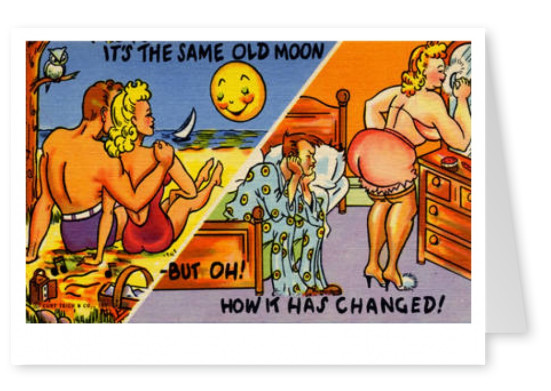 Curt Teich carte Postale des Archives CollectionIt est la même vieille lune mais bon maintenant il a changé