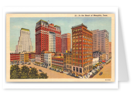 memphis, Tennessee, View of the center of the city