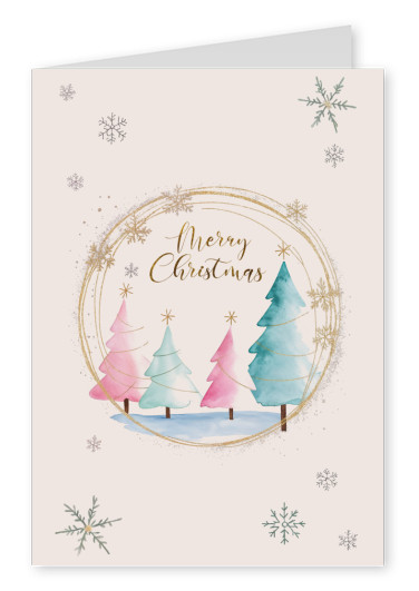 greeting card Merry Christmas