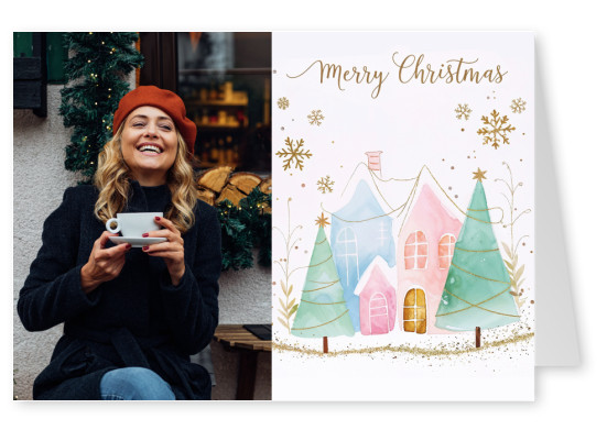 greeting card Merry Christmas