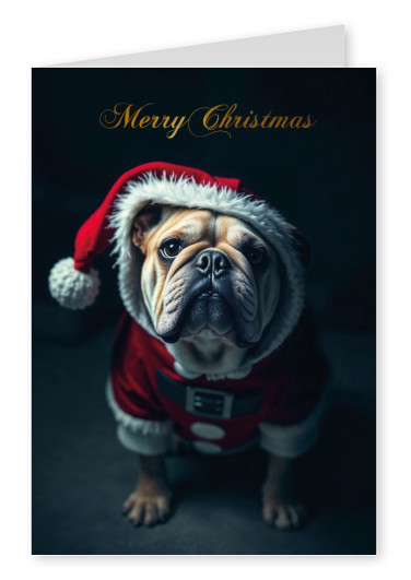 greeting card Merry Christmas