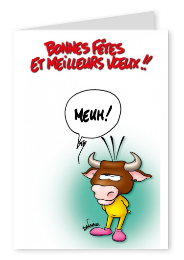 Le Piaf cartoon Meuh!