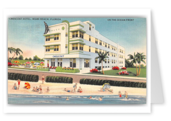 Miami Beach Florida Crescent Hotel