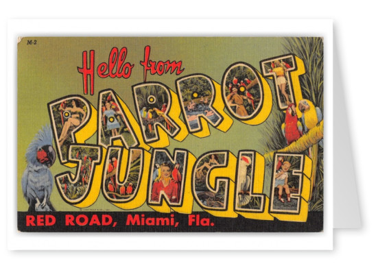 Miami, Florida, Hello from Parrot Jungle
