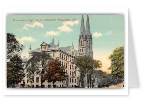 Milwaukee, Wisconsin, Marquette College and Jesuit Church