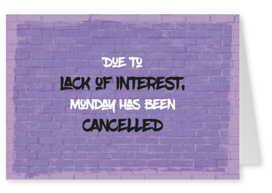 Debido a la falta de interés, de lunes ha sido cancelada