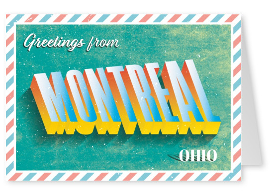 Vintage postcard Montreal, Canada