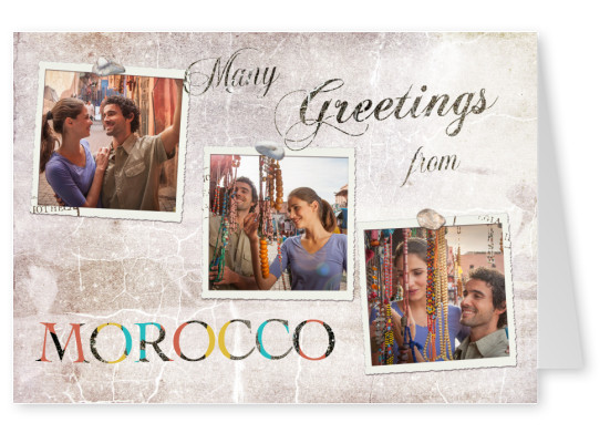 Many greetings from Morocco
