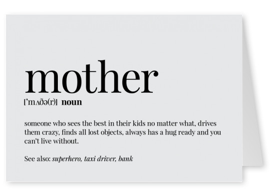 Definição de uma mãe