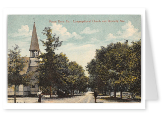 Mount Dora, Florida, Congregational Church and Donnelly Avenue