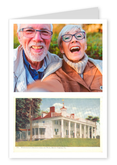 Mount Vernon, Virginia, Washington's Mansion from the west