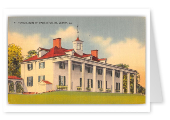 Mount Vernon, Virignia, Home of Washington