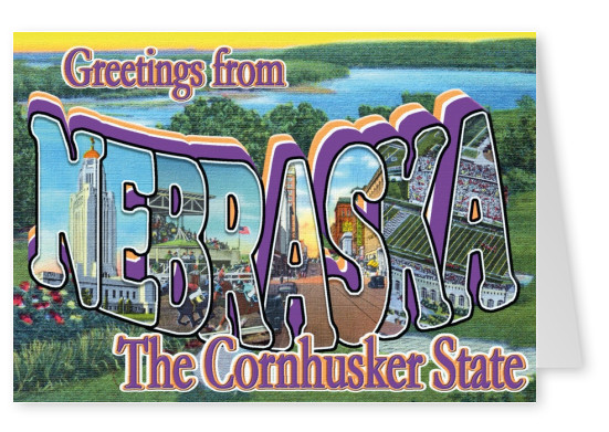 Nebraska diseño vintage