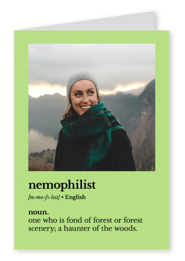 Nemophilist definición