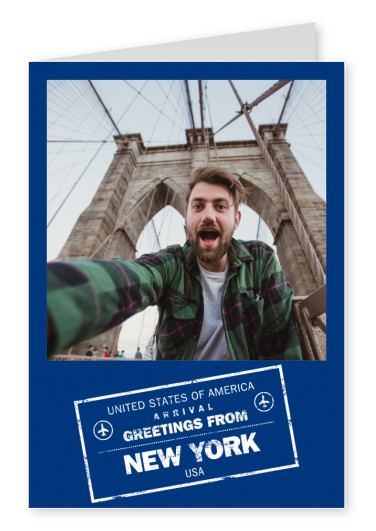 cartolina Saluti da New York