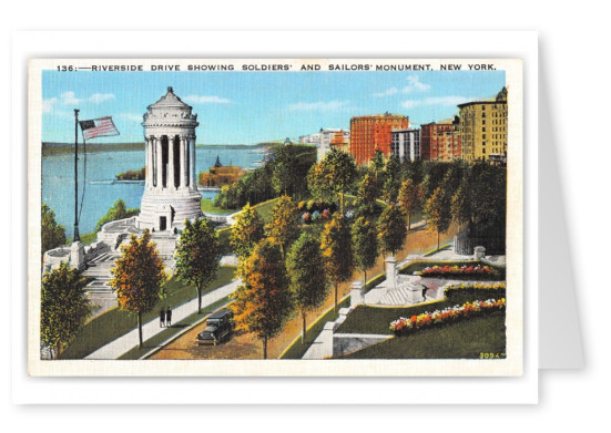 New York City, New York, Soldiers' and Sailors Monument on Riverside Drive
