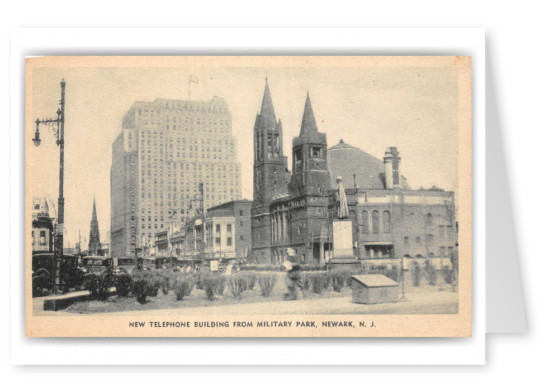 Newark, New Jersey, New Telephone Building from Military park