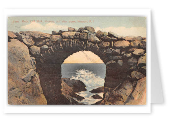 Newport, Rhode Island, Arch, CLiff Walk