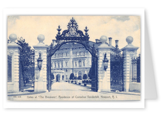 Newport, Rhode Island, Gates at the Breakers, Cornelius Vanderbilt Residence