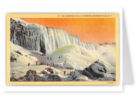 Niagara Falls, New York, The American Falls in Winter