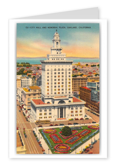 Oakland California City Hall and Memorial Plaza