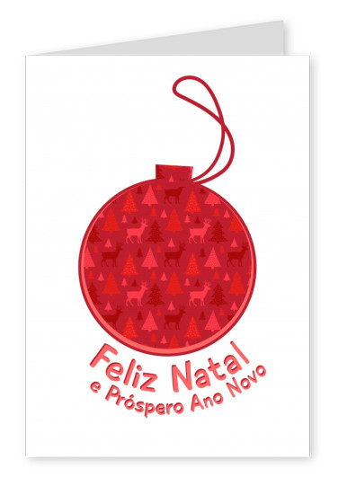 Ornamento de Natal | Feliz Natal 🎅🎄🎁 | Enviar online cartões postais  reais