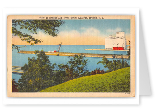 Oswego, New York, Harbor and State Grain Elevator
