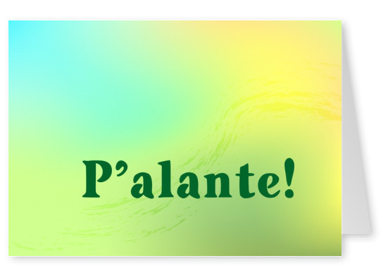 tarjeta postal p'alante