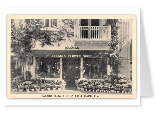 Palm Beach, Florida, Seekins Flower Shop