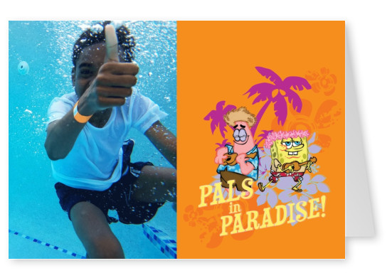 Pals in Paradise! - Spongebob Squarepants and Patrick Star on vacation