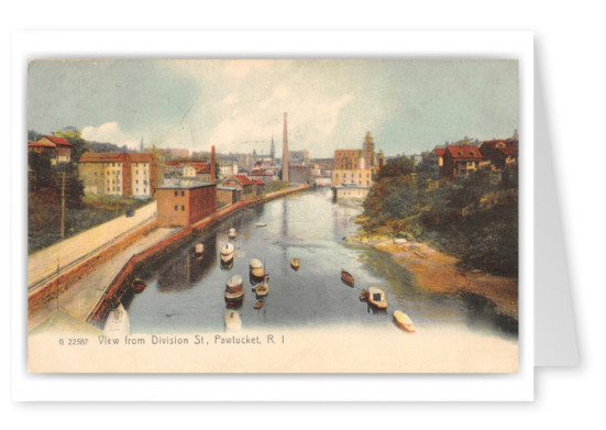 Pawtucket, Rhode Island, view from Division Street