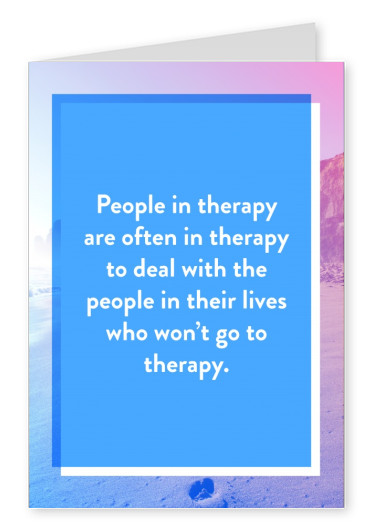 People in therapy