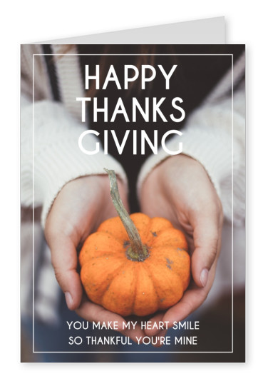 photo pumpkin in hands