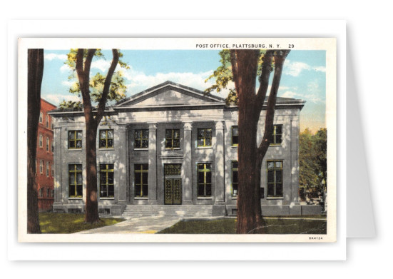 Plattsburg, New York, Post Office front