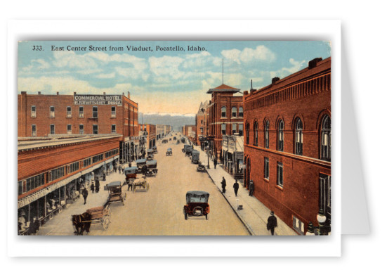 Pocatello, Idaho, East Center from Viaduct