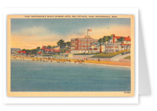 Point Independence, Massachusetts, Beach, Hotel and Cottages