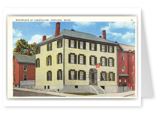 Portland, Maine, birthplace of Longfellow